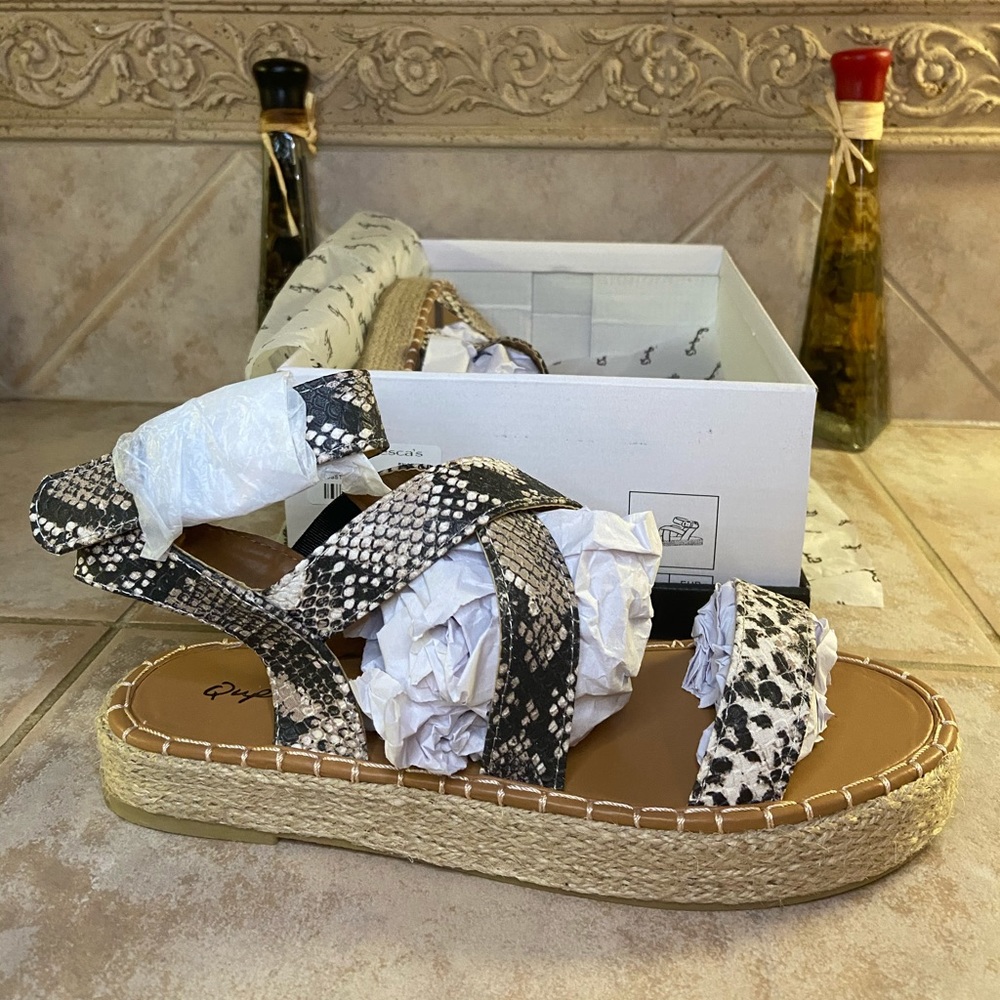 Qupid Kirk Espadrille Sandal